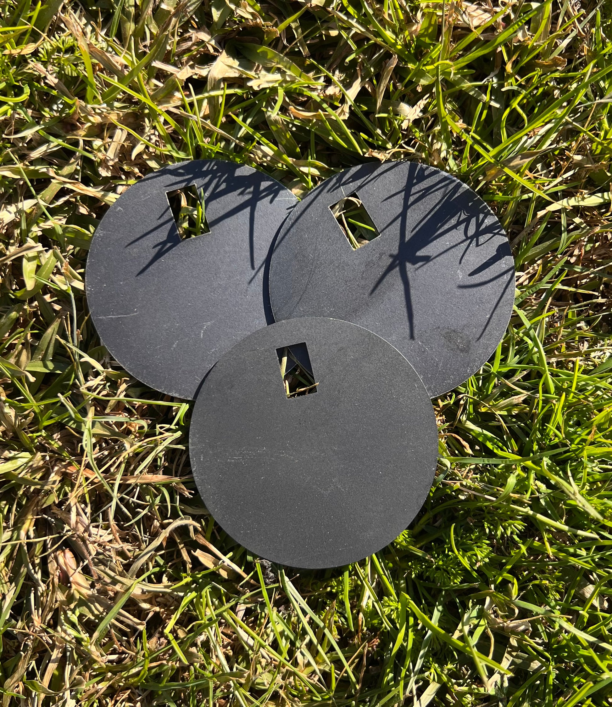 3" 3-Pack Airsoft Steel Targets