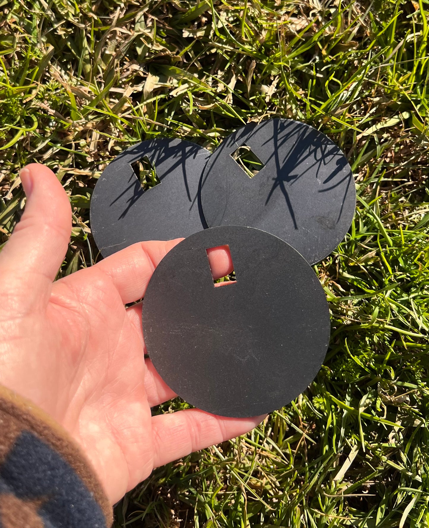 3" 3-Pack Steel Airsoft Targets