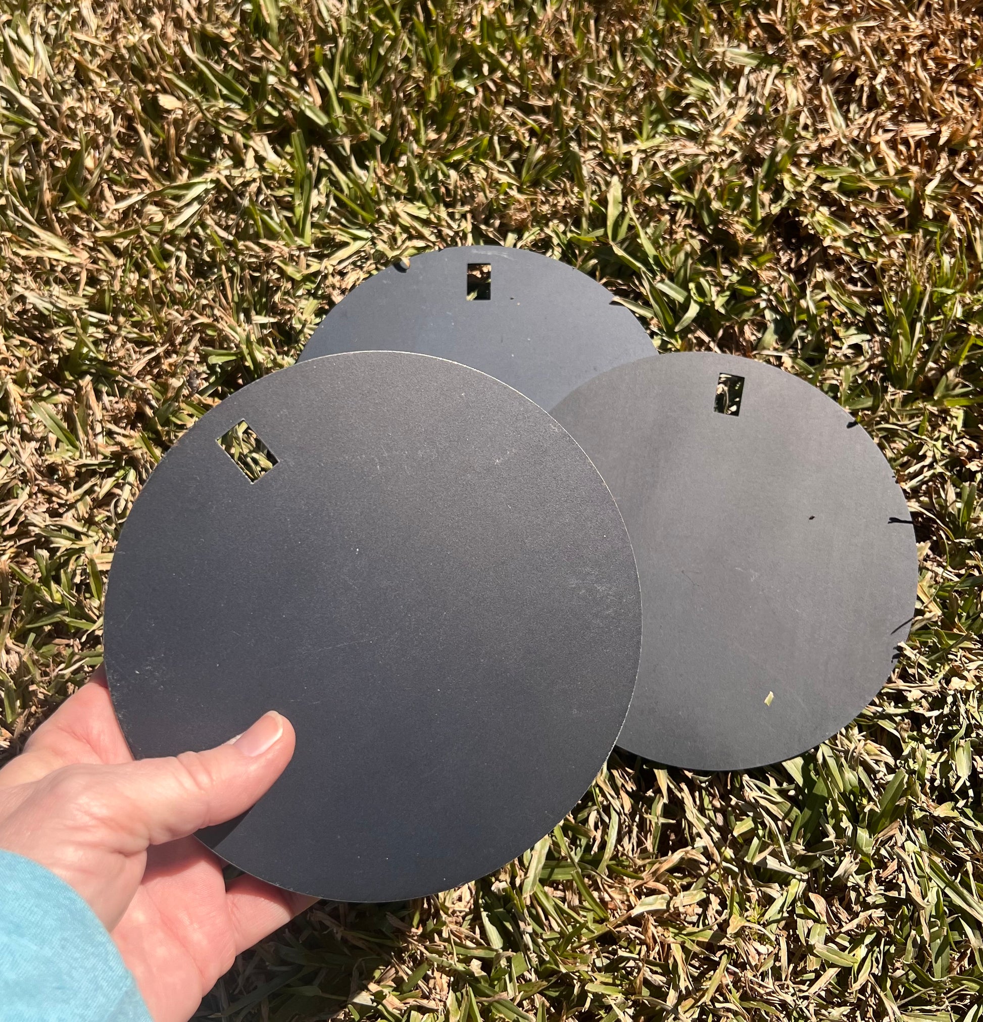 6" Airsoft Steel Targets 3-Pack