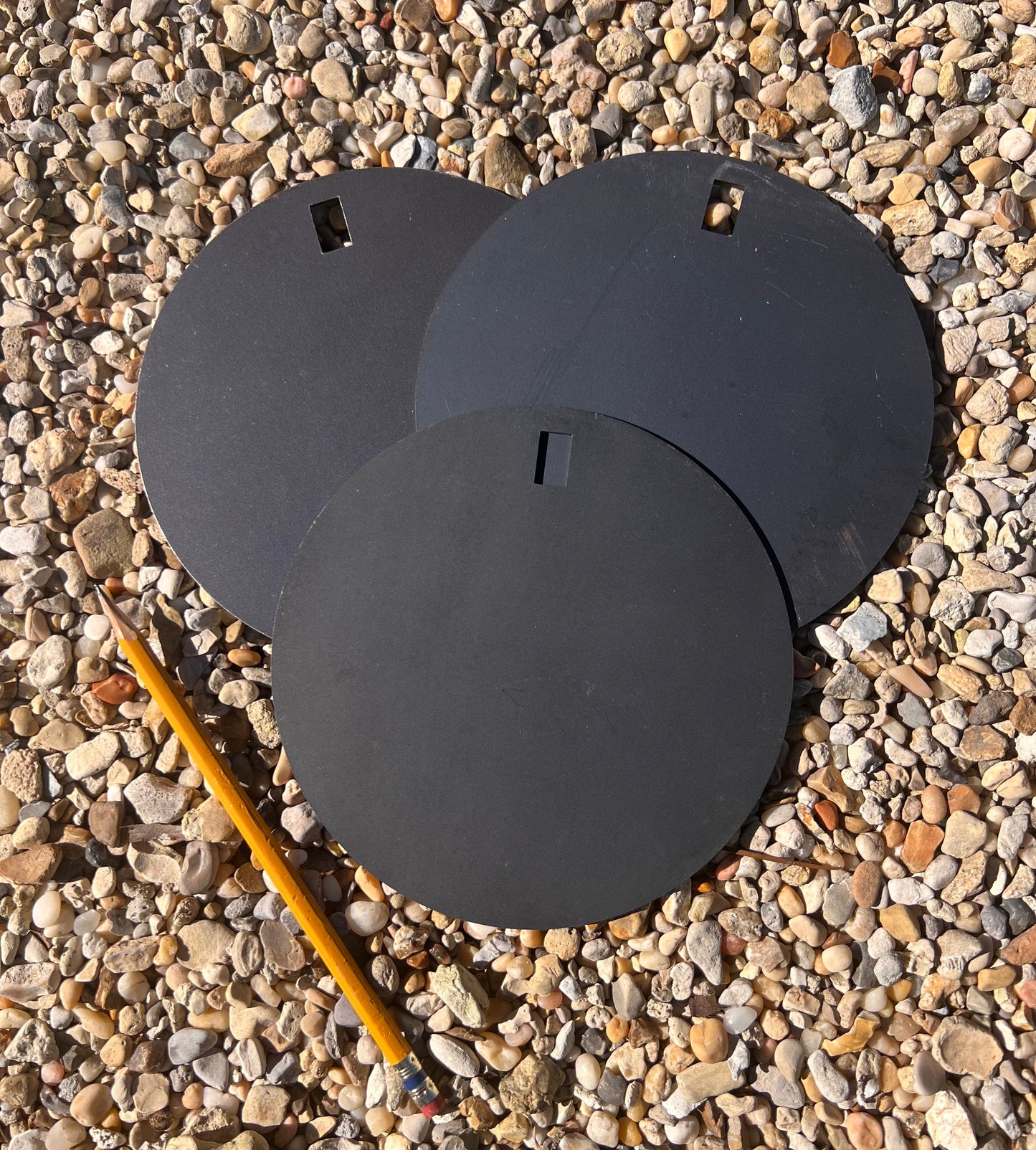 3-Pack 6" Airsoft Steel Targets