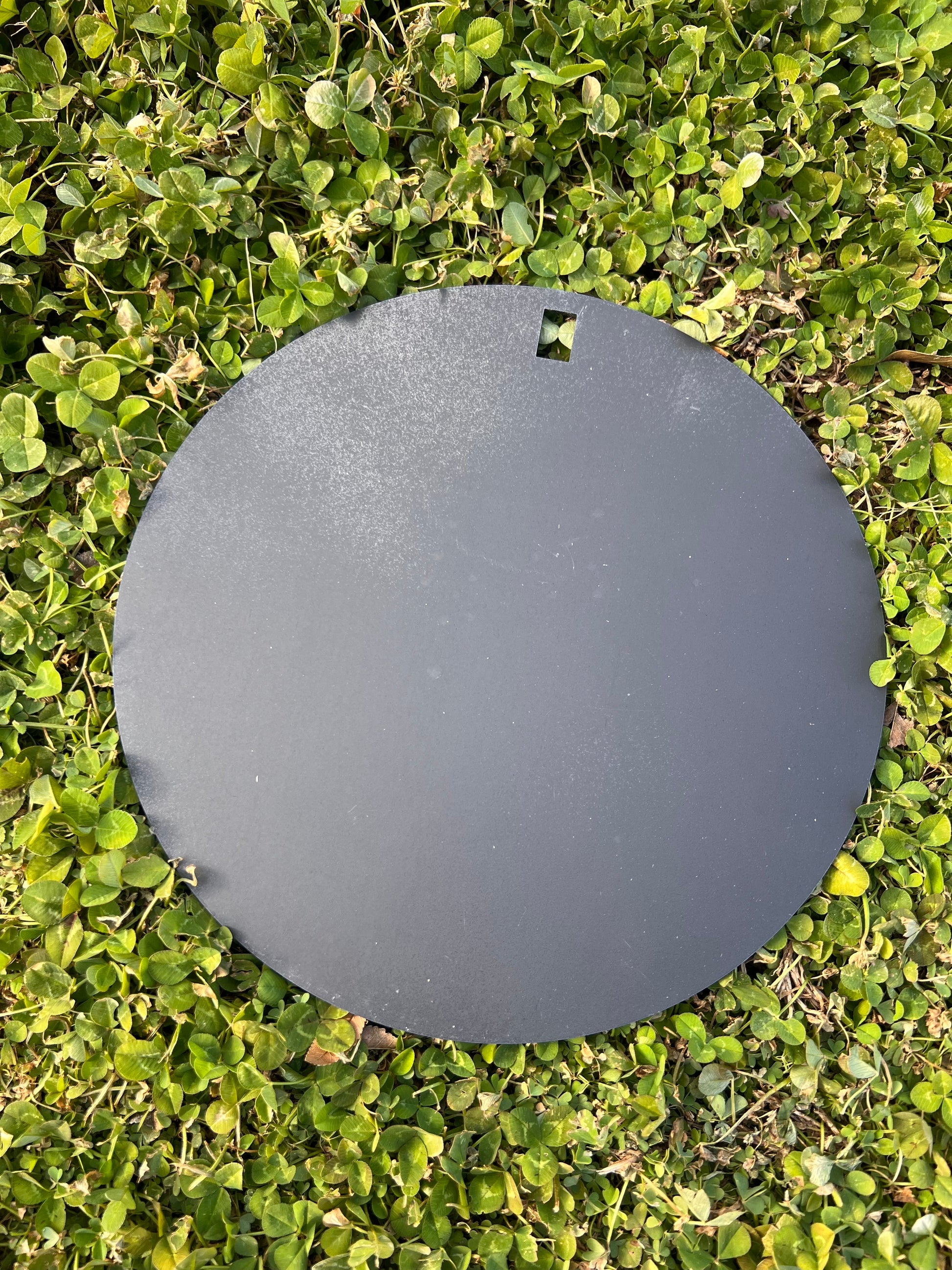 9" Steel Airsoft Target Round
