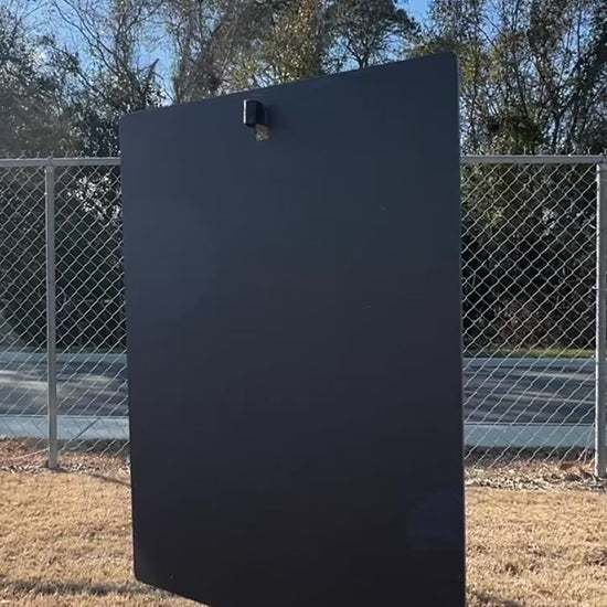 9"x12" Airsoft Steel Target live